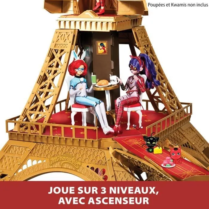 Playset deluxe Paris - BANDAI - Miraculous - Plus de 1,20 m avec accessoires-3