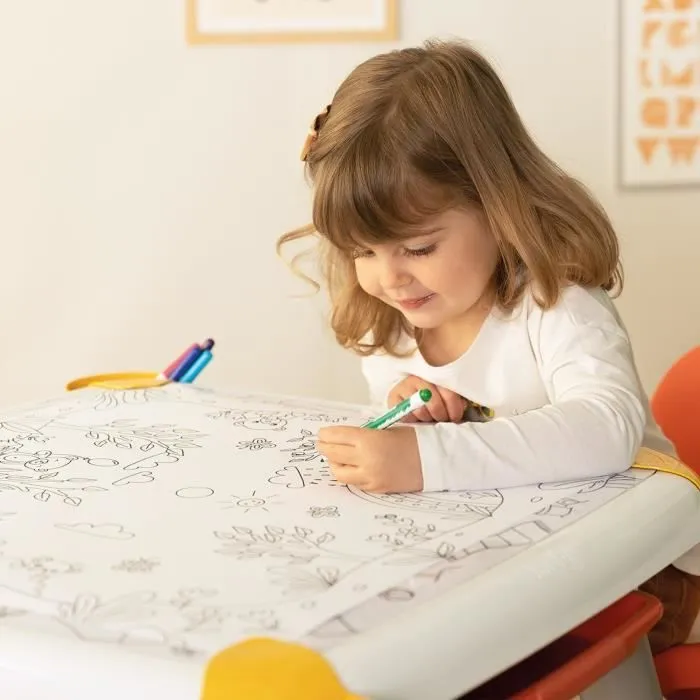 Smoby - Recharge Coloriages pour la Kid table créative - 10 feuilles de coloriages-1