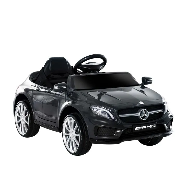 Voiture électrique enfants - HOMCOM - sous licence Mercedes Benz GLA AMG -  3 ans - télécommande -  MP3 USB, lumières, sons - noir-0