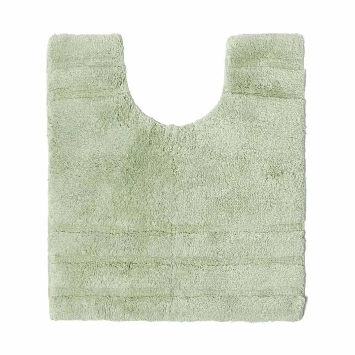 Tapis de bain - HOMESCAPES - SPA Ultra doux - Vert Sauge - 50 x 80 cm & 50 x 55 cm-2