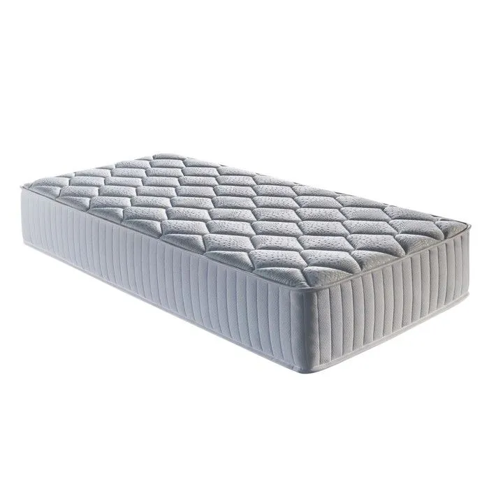 Matelas 90x190 cm 20,5 cm de hauteur en mousse mémoire 75 kg/m3 - Accueil moelleux, soutien équilibré - MATELAS MATHIEU-1