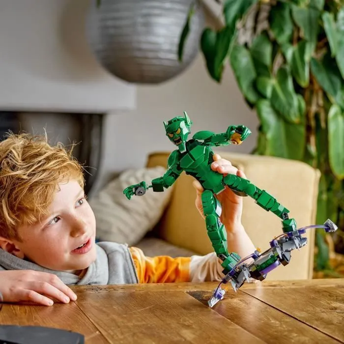 LEGO® Marvel 76284 Figurine du Bouffon Vert à Construire Jouet Enfant Super-héros-4
