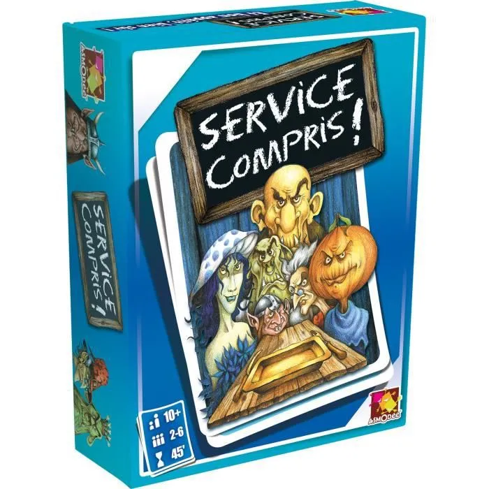 Asmodee | Service compris ! | Jeu de société | À partir de 10 ans | 2 à 6 joueurs | 45 minutes-0