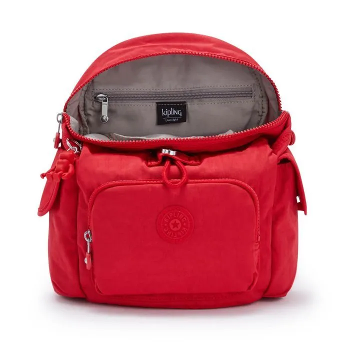 Sac à dos - Kipling - Basic City Pack Mini - Rouge - 23x27x12 cm - 500g-3