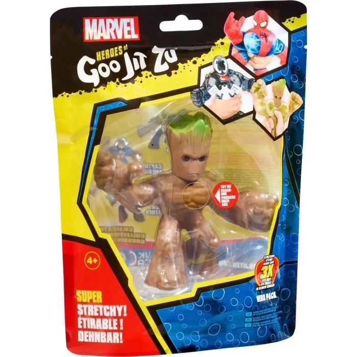 Figurine d'action - MOOSE TOYS - Groot 11cm - Goo Jit Zu Marvel-0