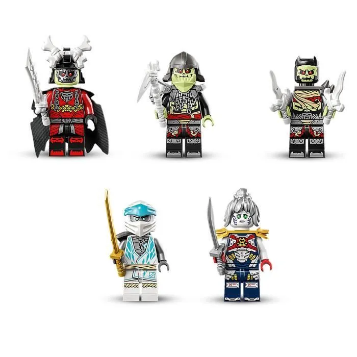 LEGO® NINJAGO 71786 La Créature Dragon de Glace de Zane, Jouet 2-en-1, Figurine de Dragon et Minifigurines-3