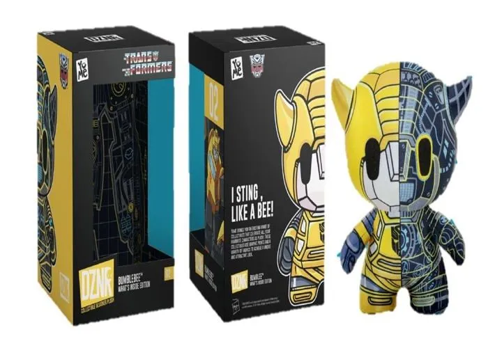 Jouet - Bizak - DZNR Bumblebee - Peluche Transformers - Jaune - 10.8x12.7x19.05 cm-0