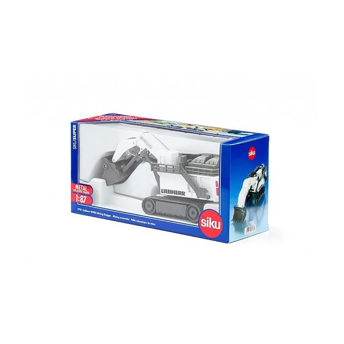 Pelle mécanique de mine Liebherr R9800 - SIKU - Nr. 1798 - Blanc - 964 g-2