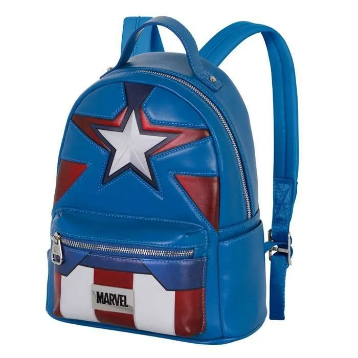 Sac à dos Heady - Marvel Captain America Courage - Bleu - Taille Unique-0