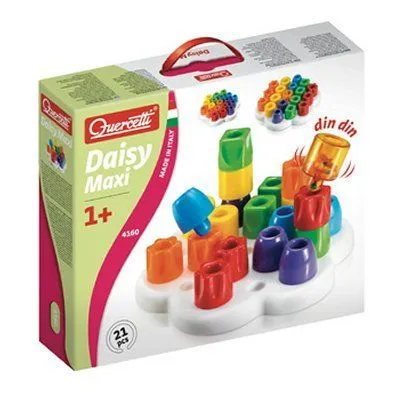 Jeu de construction - QUERCETTI - Daisy Maxi - Dimensions 34 x 29 x 8 cm - Mixte - A partir de 12 mois-0