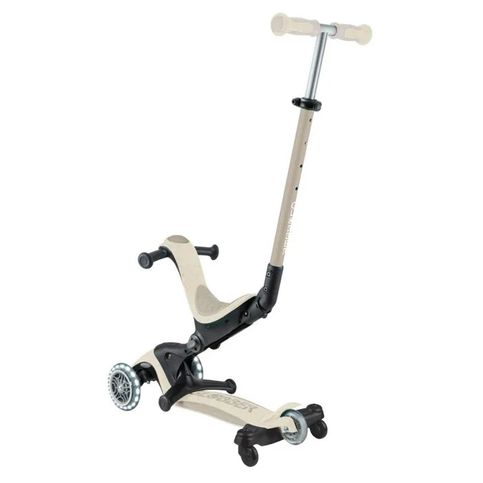 Trottinette - Globber - Go Up Deluxe Lights - 3 roues - Paille de blé - Beige-2