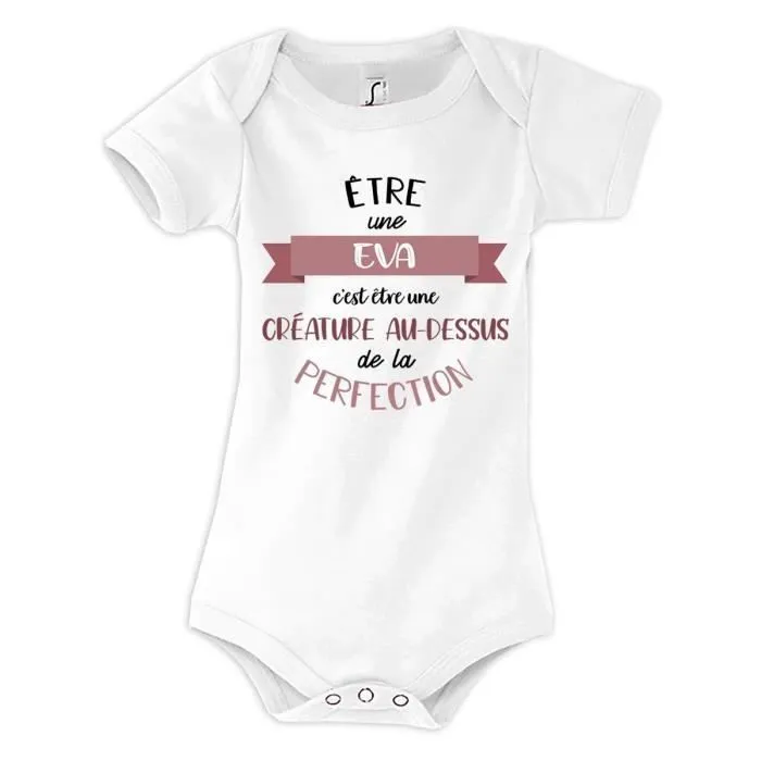 Body Eva Bébé Parfait - Eva - Blanc - Bébé - Mixte-0