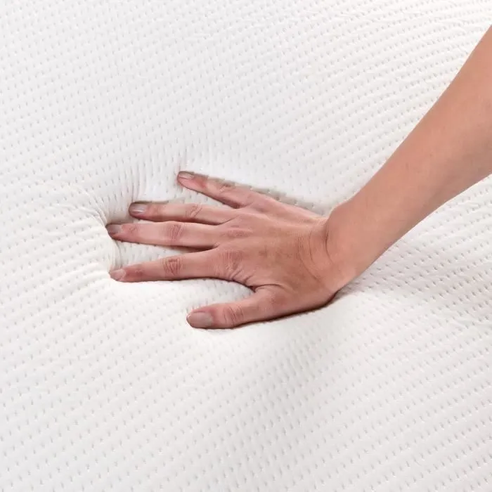 Classic Blanc - Surmatelas Confort Plus en mousse à mémoire de forme et traitement à l'Aloe vera de 5 cm - 120x190/200cm-3