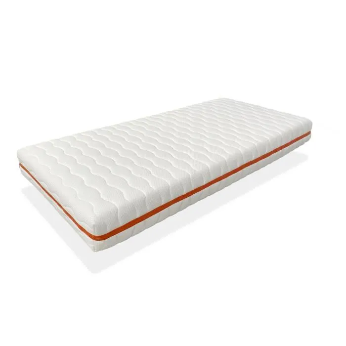 Matelas 80X180 LIT ENFANTS Épaisseur 18 CM NUKA - Mousse,Déhoussable, idéal pour le lit cabane-0