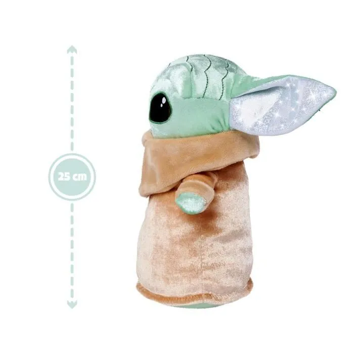 Mascotte Star Wars Grogu Baby Yoda Platinum Mandalorian 25 cm Disney-2