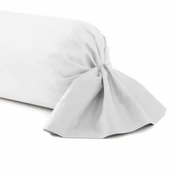 Taie traversin 45 x 185 cm - BLANC 100% coton - HOMEROKK-0