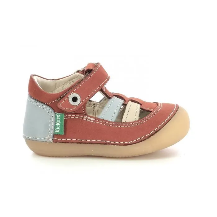 Sandales bébé garçon Kickers Sushy - beige - 24-0
