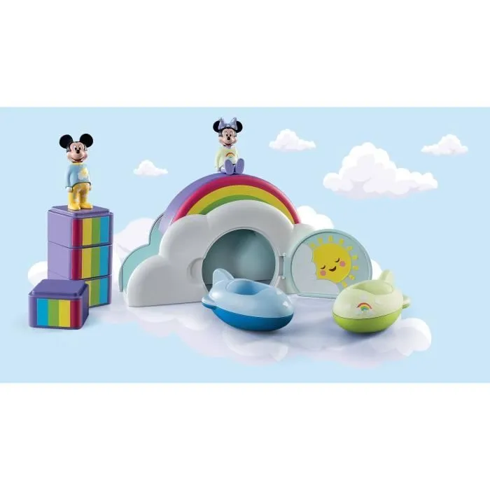 PLAYMOBIL 1.2.3 - Maison des nuages de Mickey et Minnie - Disney - 16 pièces-5