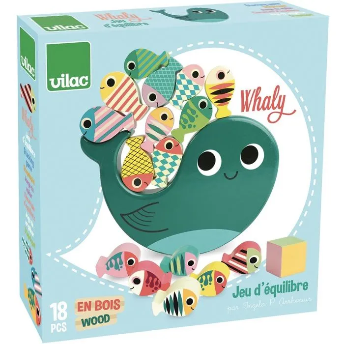 Jeu d'équilibre Whaly - VILAC - Whaly - Jeu d'équilibre - Intérieur - Multicolore-3