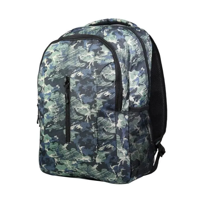 BAGTROTTER Set de sac à dos, sac gym et trousse Bagtrotter Vert Camouflage-1