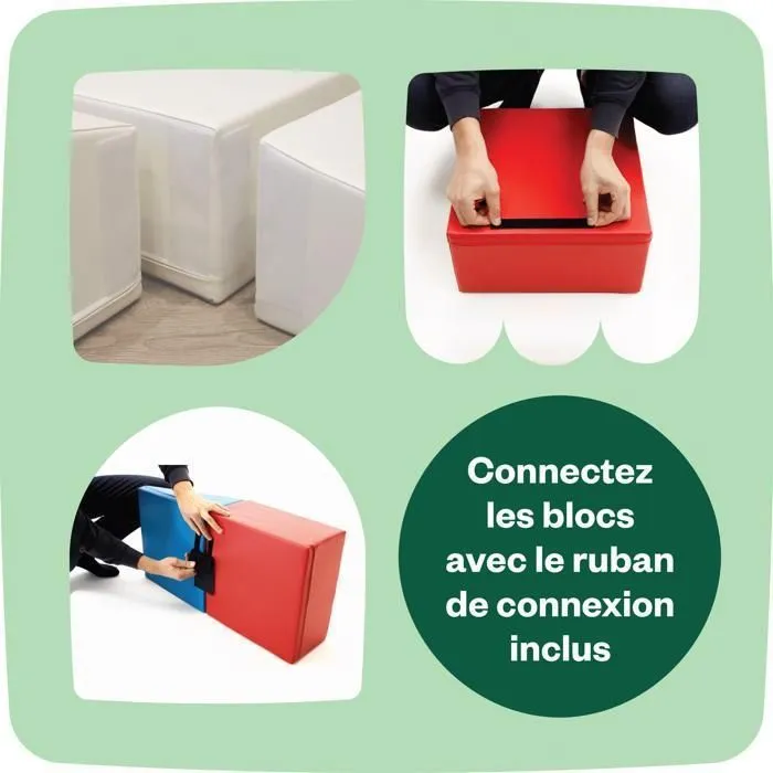 IGLU 6 XL Modules de Motricité en Mousse Blocs de Construction Jouets éducatifs Antidérapant Jeu pour Glisser Ramper Gramper-3