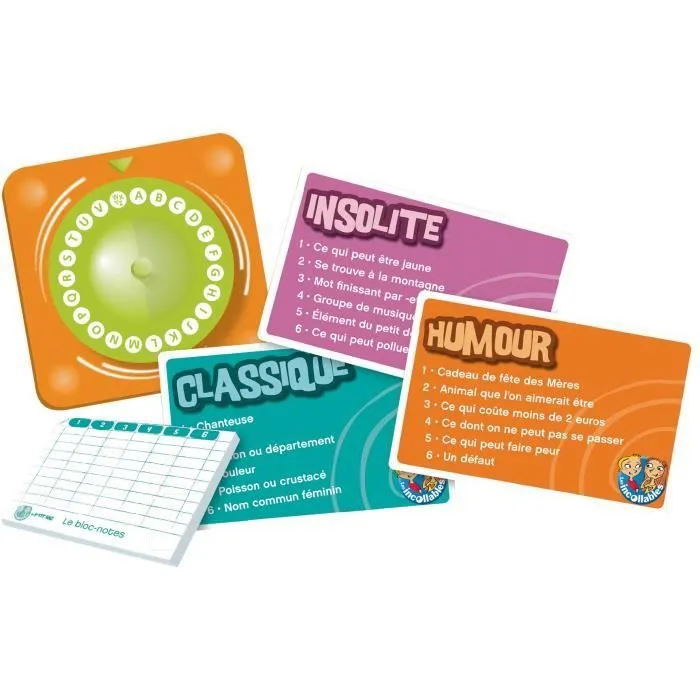 LES INCOLLABLES Le P'tit bac - Ravensburger - Jeu de société enfants - Petit Bac revisité, original et fun - Dès 6 ans-2