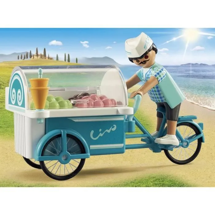 PLAYMOBIL 9426 - Marchand de glaces et triporteur - Family Fun - 35 pièces - Mixte - A partir de 4 ans-2