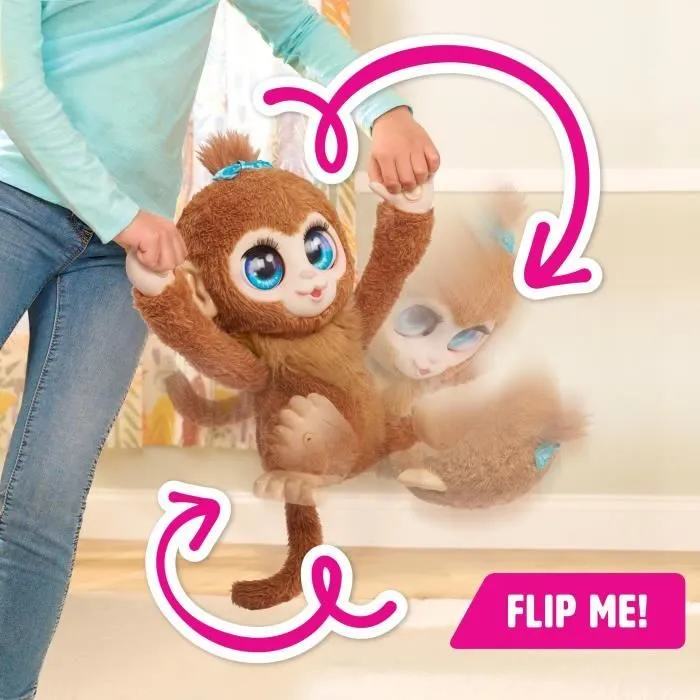 Jouet interactif - FURREAL FRIENDS - Peanut le Singe - Plus de 100 réactions, marche, équilibre et câlins-2