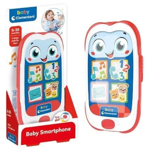 Jouet éducatif - CLEMENTONI - BABY SMARTPHONE - Sons et lumières - Apprentissage - Bébé-0