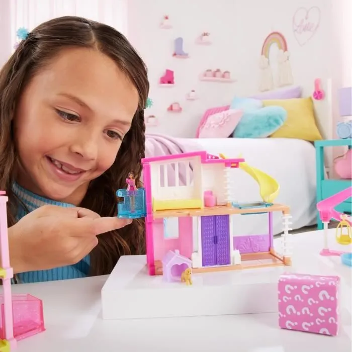 Barbie-Maison de Poupée Mini-BarbieLand-Coffrets maison et accessoires HYF44-5