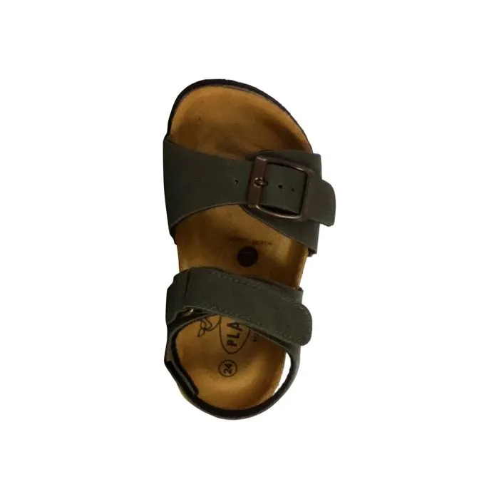 Mules Cuir Junior Plakton Parker - Kaki-4