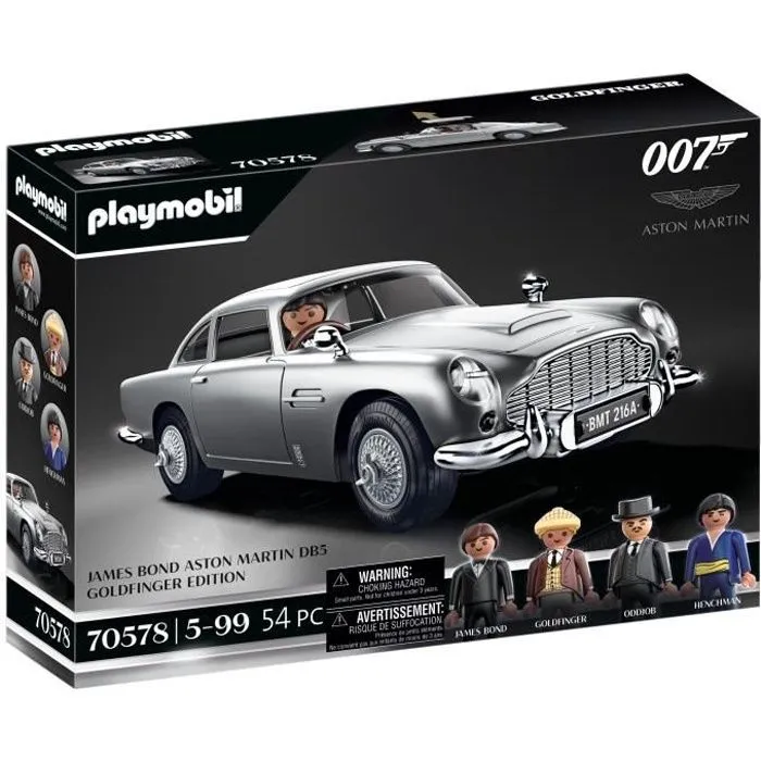 PLAYMOBIL 70578 James Bond Aston Martin DB5, Goldfinger, Classic cars, Adulte, Voiture de collection-0