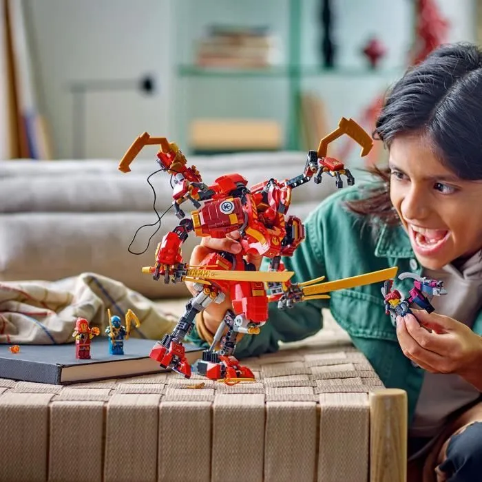 LEGO NINJAGO 71812 Le Robot Grimpeur Ninja de Kai, Set de Jeu d’Aventure pour Enfants-3