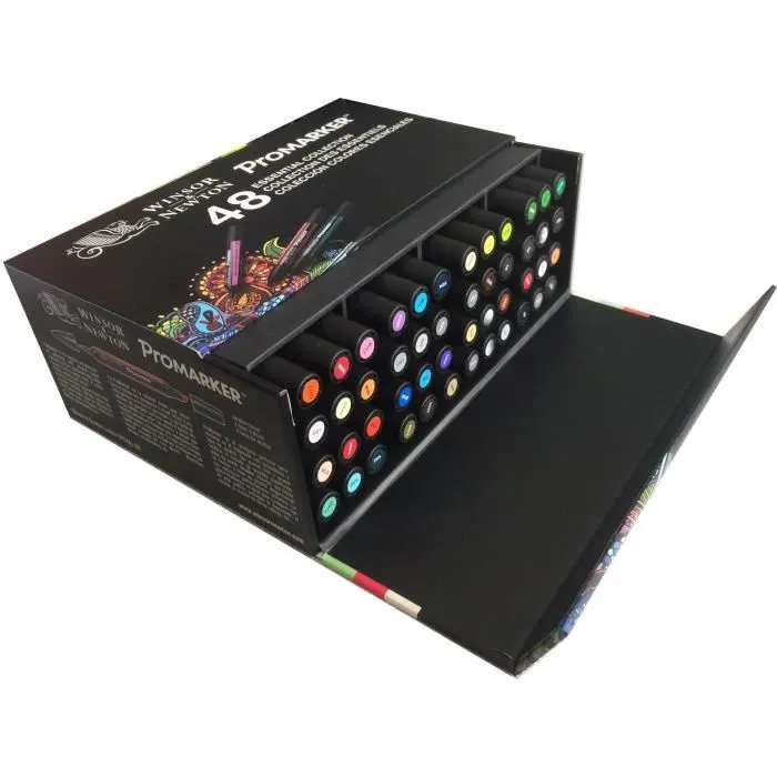 WINSOR & NEWTON Coffret Essentiel 48 ProMarker-0