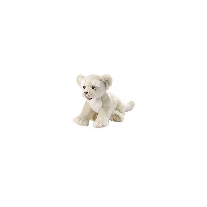 Peluche lionceau blanc 32cm - ANIMA - Peluche - Blanc - Mixte - 3 ans-0