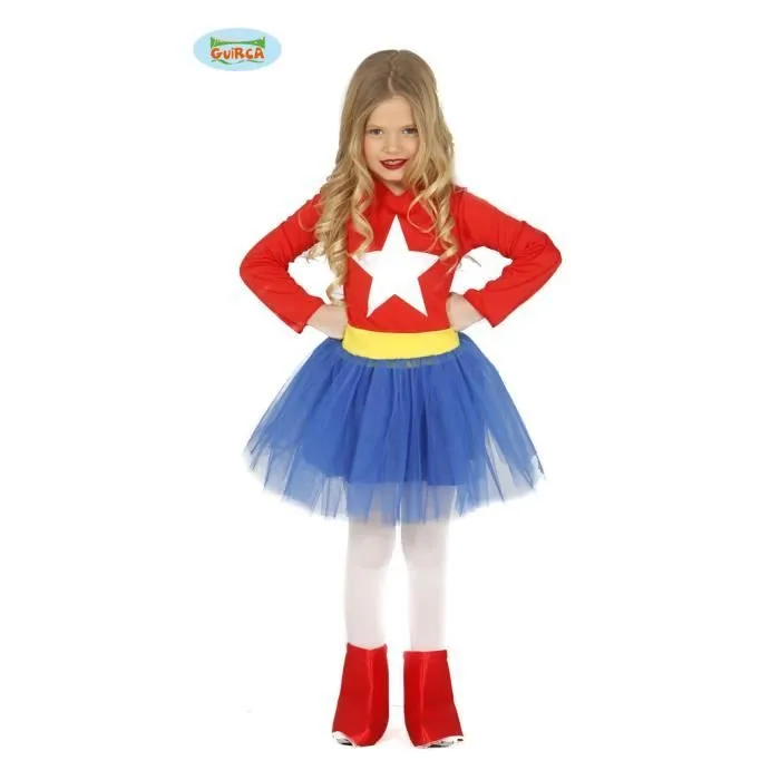 Déguisement Supergirl - Enfant - Bleu - Fille - Multicolore-0