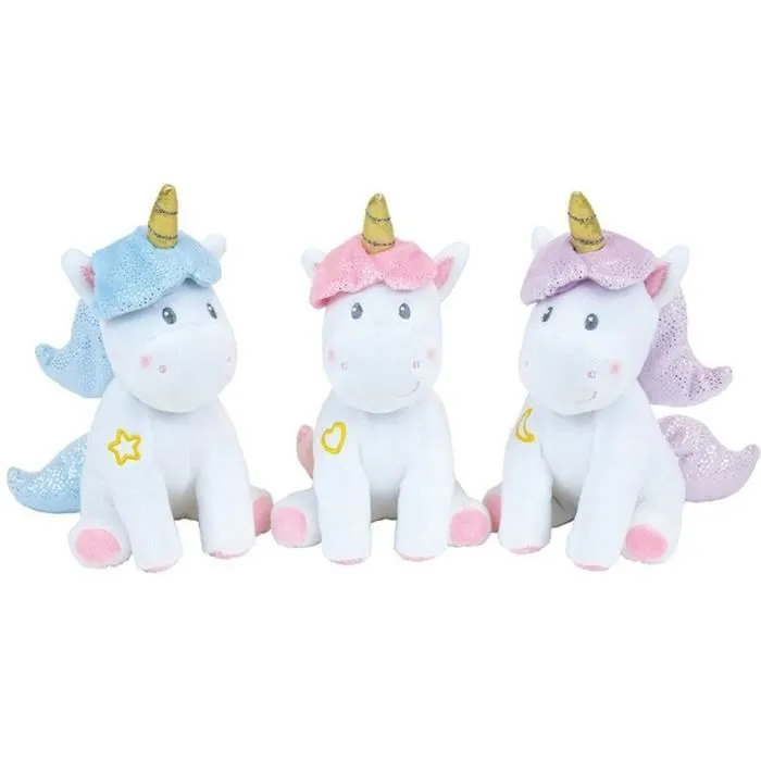 Lot Vaisselle Licorne pour Enfant - FUN HOUSE - 006319 - 2 Assiettes, 2 Sets de Couverts et 1 Peluche Douce-3