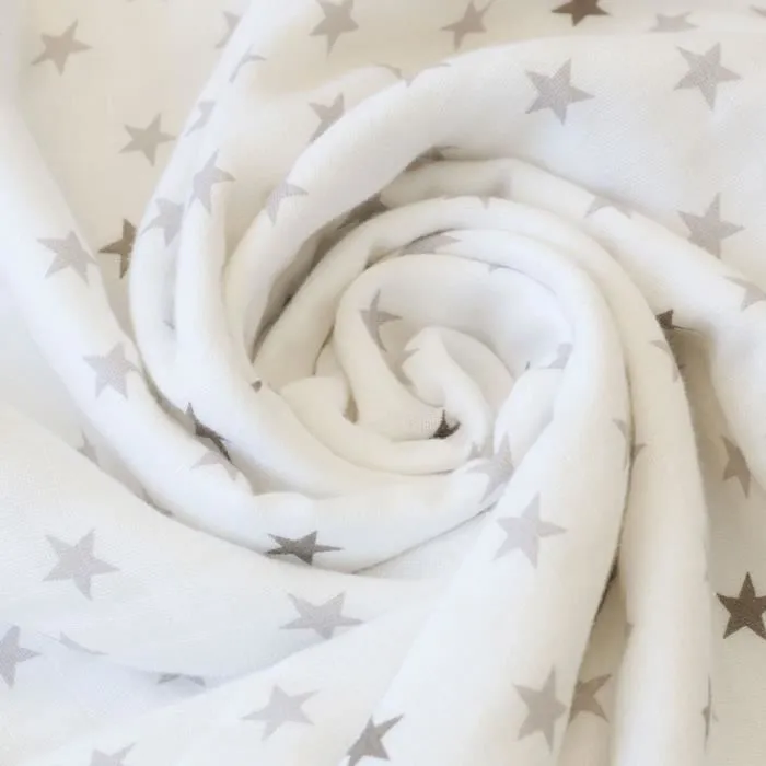 Lange bébé OEKO-TEX - Lot de 3 étoiles Blanc-1