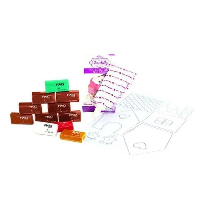 Coffret pâte polymère - Ma maison en pain d'épices-2