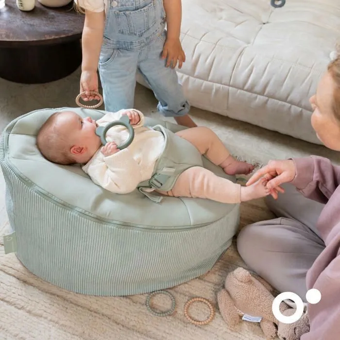 doomoo Transat bébé Seat'N Grow - Evolutif en Pouf Enfant - Dès la naissance jusqu'à 25kg, Vert-2