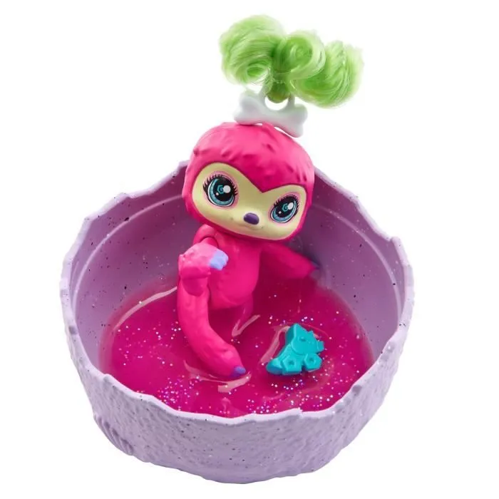 Cave Club - Œuf Enchanté - Animal à collectionner avec houpette et slime-2