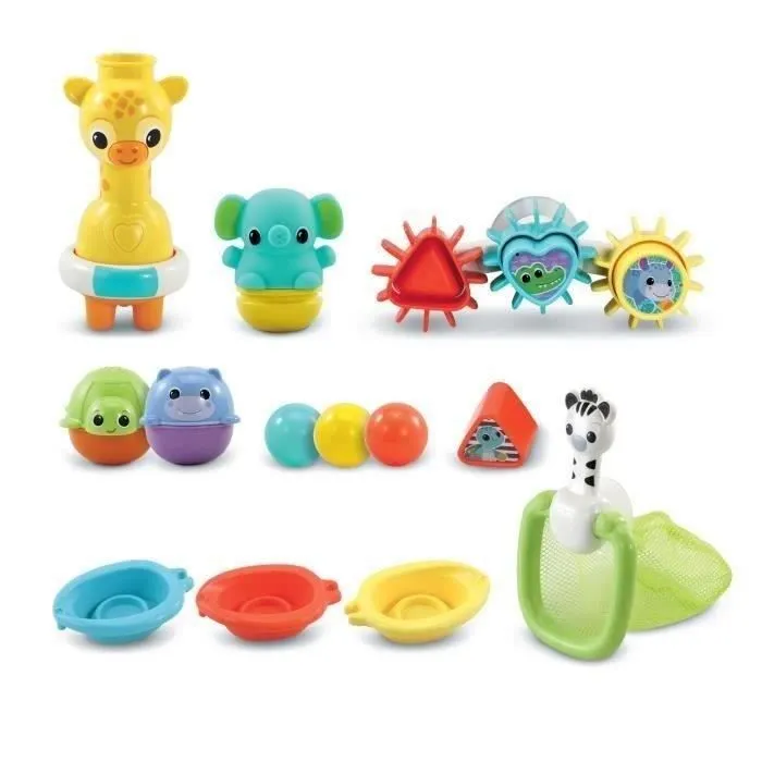 Coffret de bain multi-activité VTECH MAXI - Girafe mécanique - Pour enfants de 5 mois à 5 ans-0