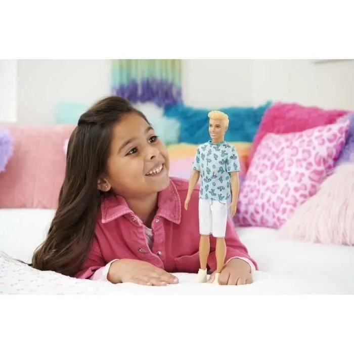 Barbie®-Ken® Fashionistas-Poupée blonde avec t-shirt cactus HJT10-4
