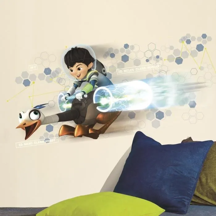 Stickers géant Miles & Merc dans l'espace Disney-0