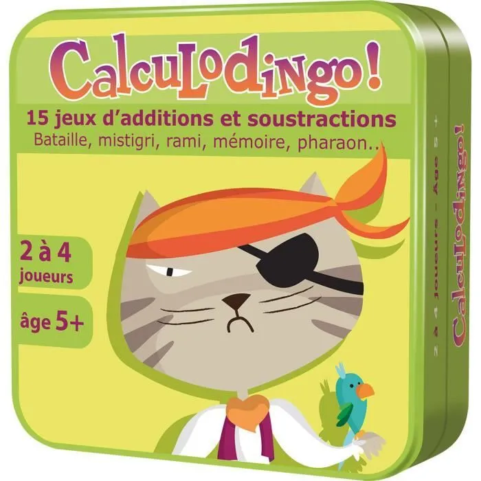 Calculo Dingo Jeu de Cartes de Calcul Mental pour Enfants de 5 Ans et Plus - ASMODEE-0