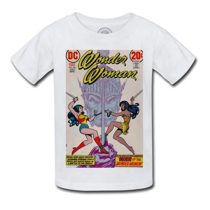 T-shirt Enfant - FABULOUS BIJOUX - Wonder Woman - 50% coton - 50% polyester - Lavable 60°-0