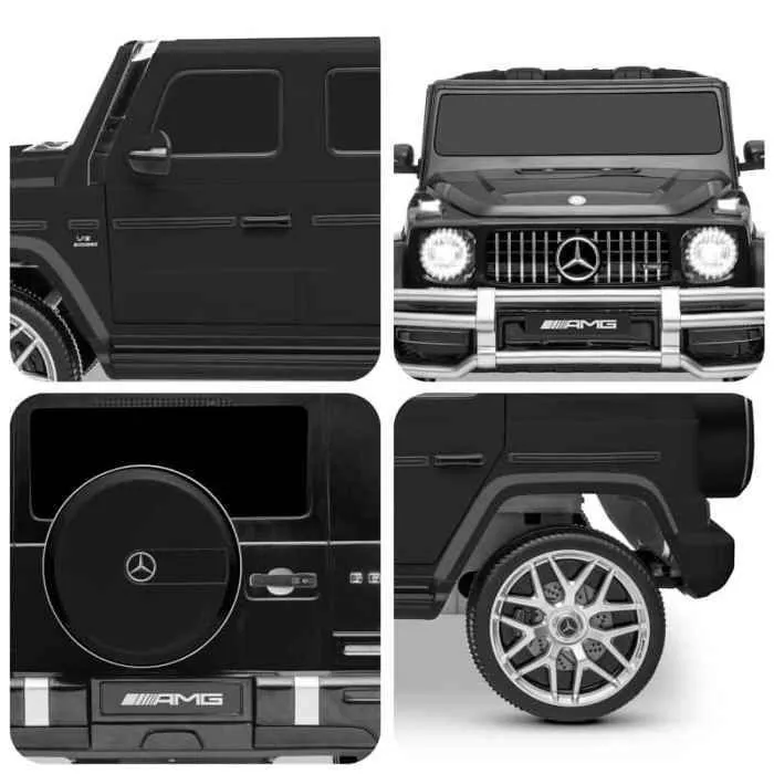 Voiture Electrique 4x4 SUV Noir 2 places Mercedes AMG 2 x 45 W - Marche AV-AR, Phares et Système audio-5