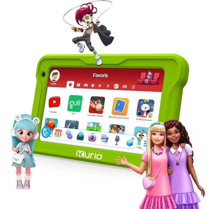 Tablette - Kurio - Gulli 7 pouces - Android 13 - Contrôle parental - 100+ applications-3