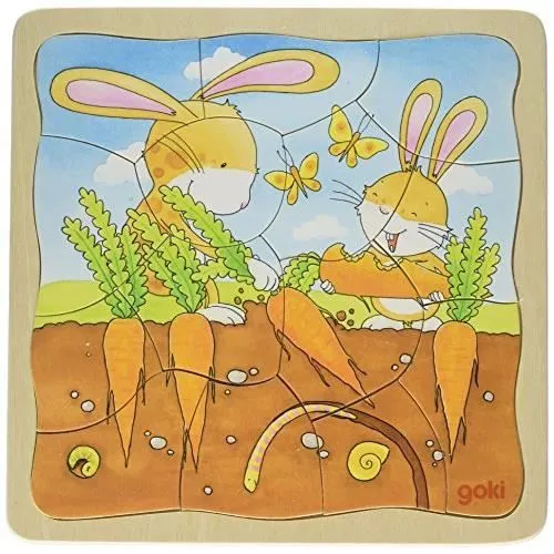 Puzzle Potager - GOKI - Moins de 100 pièces - Paysage et nature-0