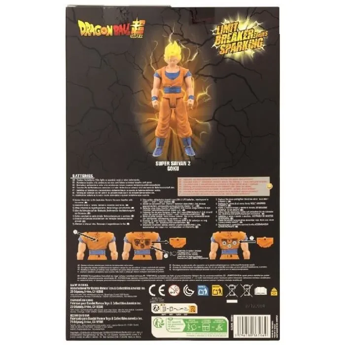 Figurine géante Limit Breaker 30 cm Super Saiyan 2 Goku - Sparking Goku Son et Lumière - BANDAI - Dragon Ball Super-6